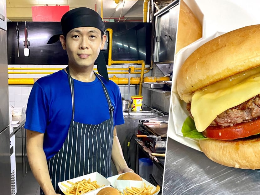 He also offers a truffle mozzarella burger with an entire slab of fried mozzarella.