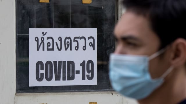 泰国冠病病例持续增加 上周死亡人数增加一倍