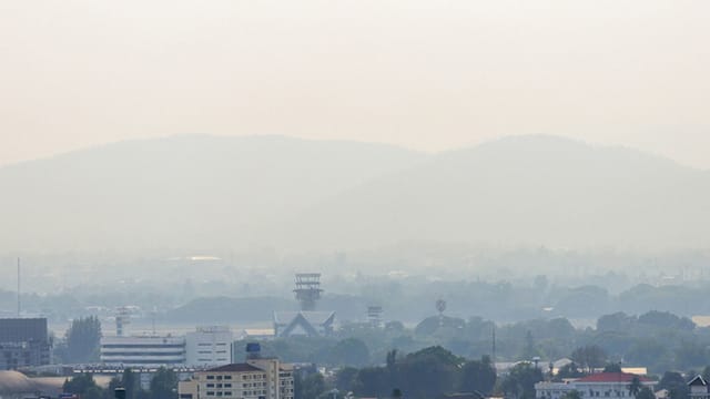 清迈空气污染指数飙升 现位居全球第一