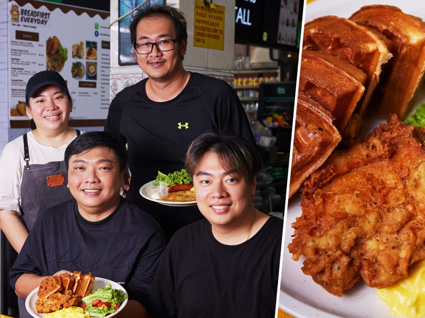 Cafe-Inspired Brunch Fare Including Fried Chicken & Waffles For $8.90 At Hawker Stall In Kovan