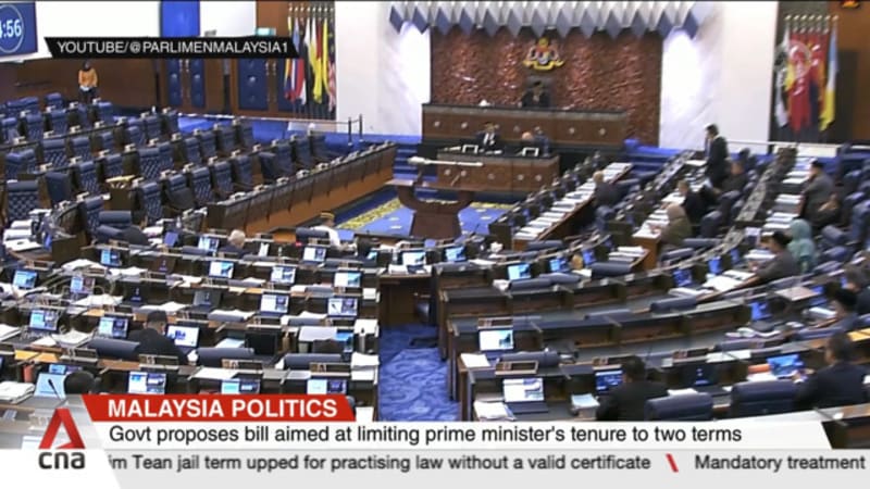 Malaysian government proposes bill aimed at limiting prime minister's tenure to two terms