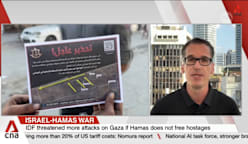 Israel drops evacuation leaflets in Gaza threatening 'mighty hurricane' of attacks