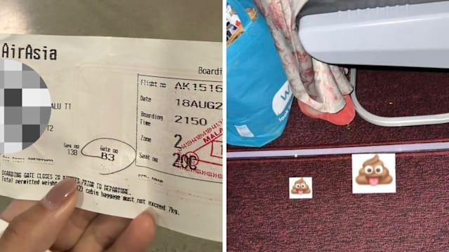 红眼航班女子在座位排泄 粪便掉落臭醒其他乘客
