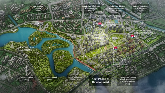 市建局为裕廊湖商业区 三幅地段进行招标