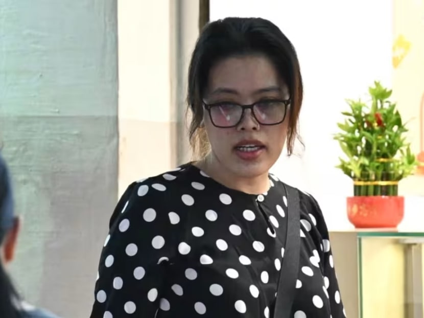 Siti Shahrima Abd Rahim is seen at a shop near the State Courts on Apr 8, 2024. 