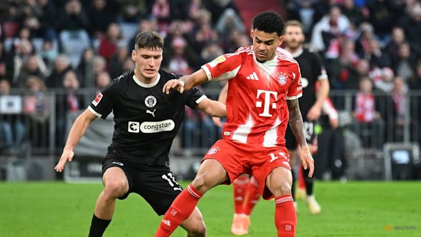 Late Diaz and Jackson goals give Bayern 3-1 win over St Pauli