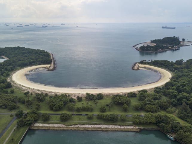 A file photograph of Lazarus Island. A file photograph of Lazarus Island.