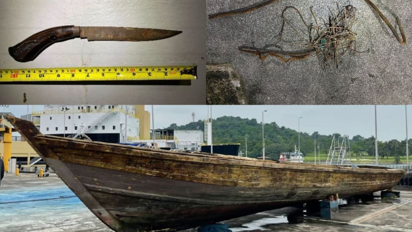 9 men arrested for stealing scrap metal from moving barge off Kusu Island