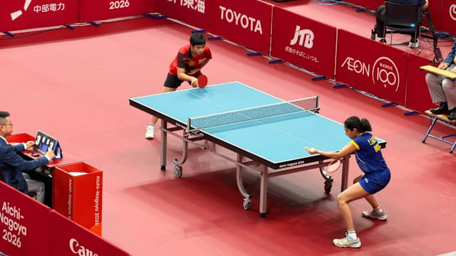 我国乒乓球女队2比3不敌印度