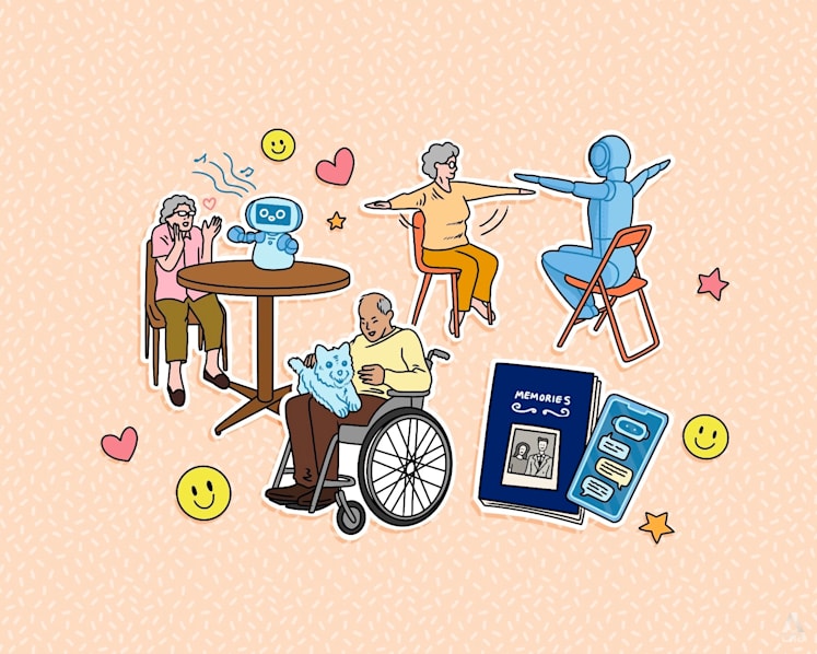 Meet the robot cats, companions and AI tools transforming the way Singapore looks after seniors