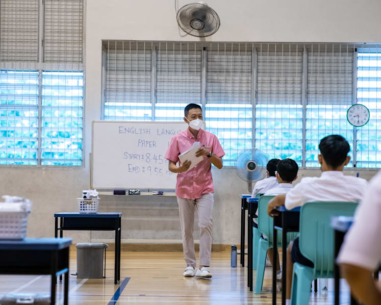 99.4 per cent of P6 students sat for the first PSLE paper, including 560 on quarantine order