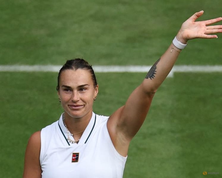 Sabalenka powers past Kostovic into Wimbledon second round