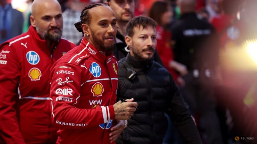 Hamilton and Leclerc put on a show for Ferrari fans