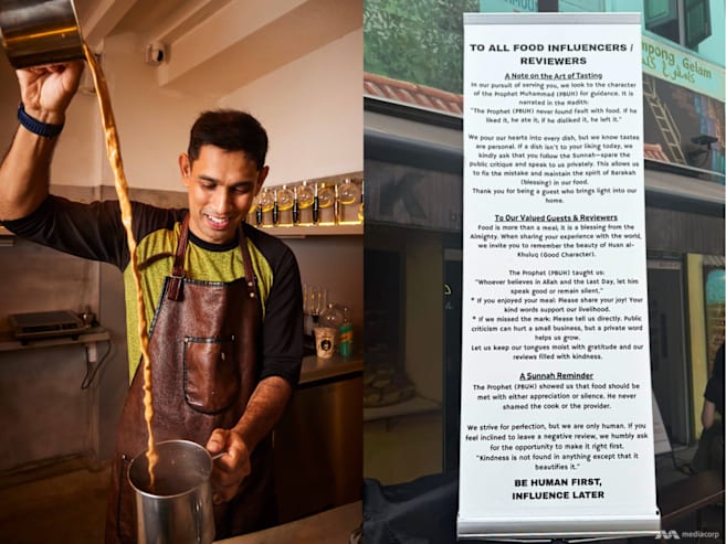 Owner of teh tarik shop behind the viral Kampong Glam bazaar sign addresses online debates 
