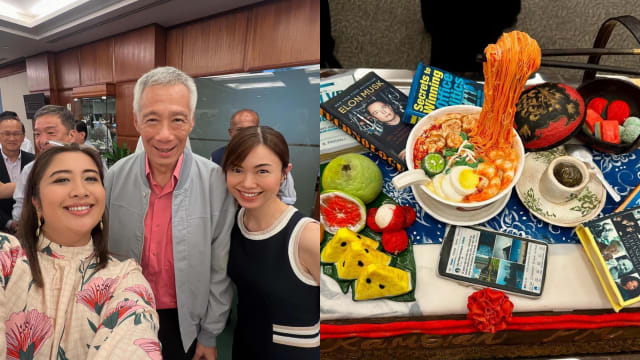 卸任前最后一场国会 女议员为李总理准备蛋糕