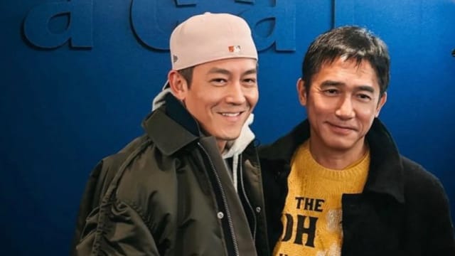 梁朝伟、陈冠希“世纪重逢”　《无间道》20周年巧曝合照