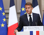 Macron warns of Russian 'hybrid' threat after meeting presidential hopefuls