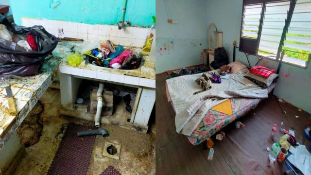 满屋泥泞垃圾 马国男遇恶租客自费1000元修复