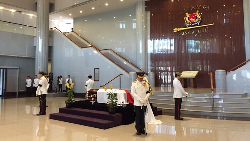 Loyal staff give Mr Lee Kuan Yew final send-off