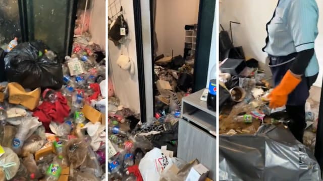 泰国美女竟是恐怖租客 满屋垃圾生蛆虫 