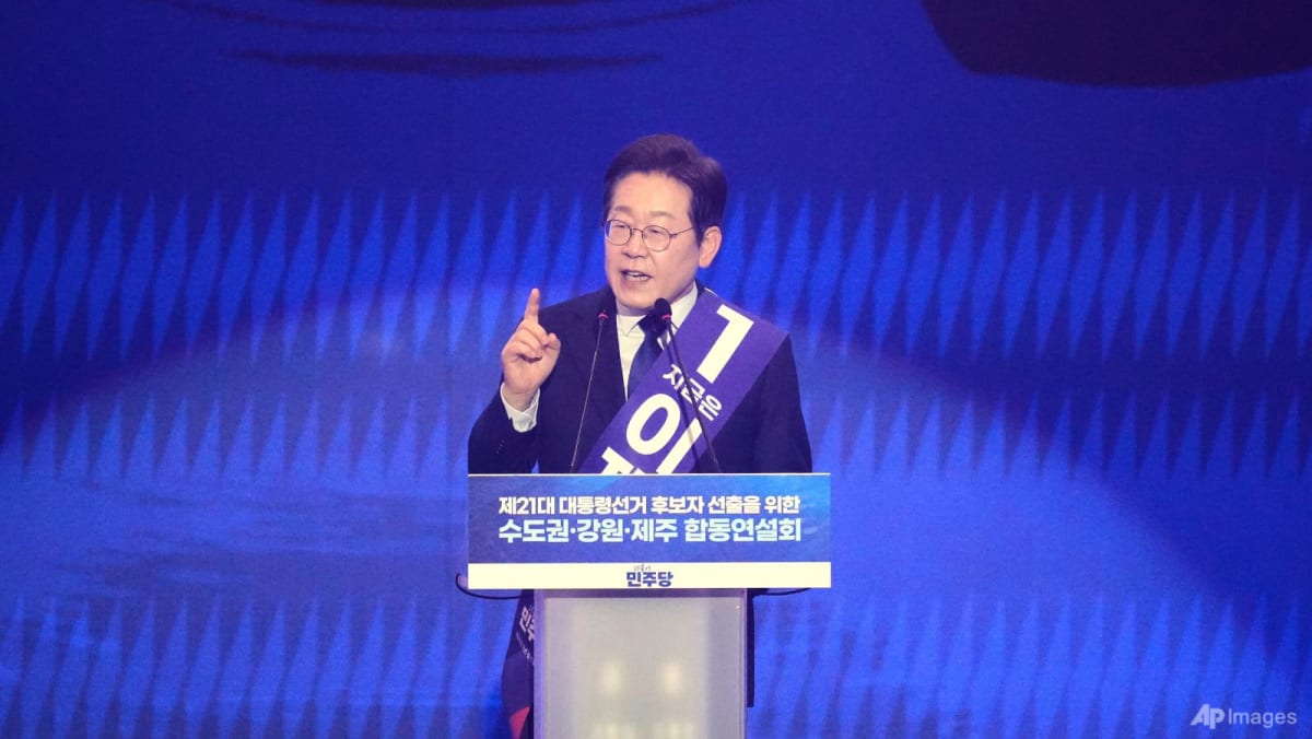 Lee Jae-myung, frontrunner for South Korea president, wins party primary