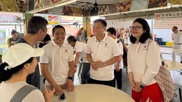 吴培铭何礼娜走访东海岸 唐振辉：选民应从国家层面考量领导团队