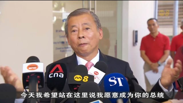 到选举局取表格 吴振华：候选人没对手当选 对国家不健康
