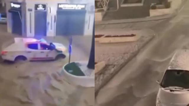 西班牙南部暴雨成灾 造成一死两失踪