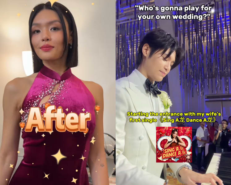Hazelle Teo and James Wong wedding: Mid-ceremony haircut reveal, live performances, an original love song