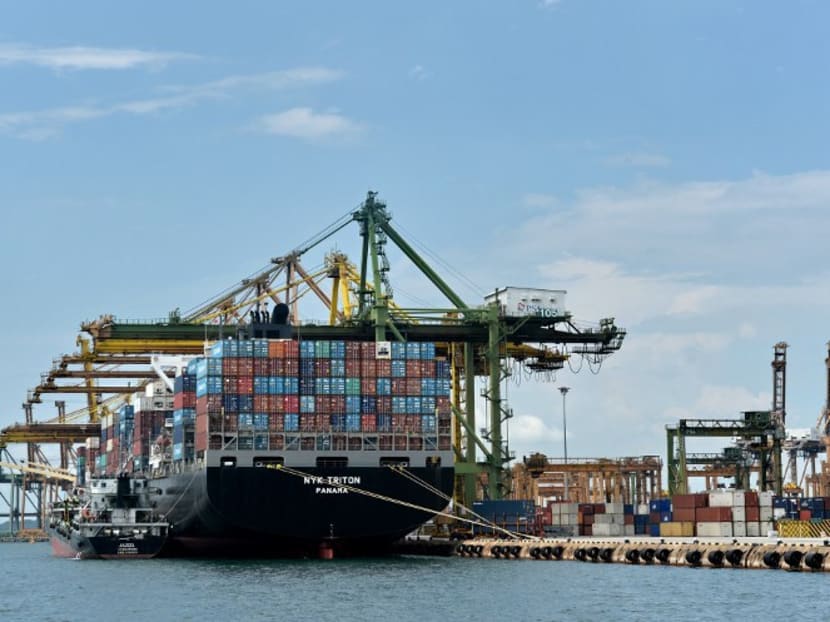 Singapore's port. Photo: AFP