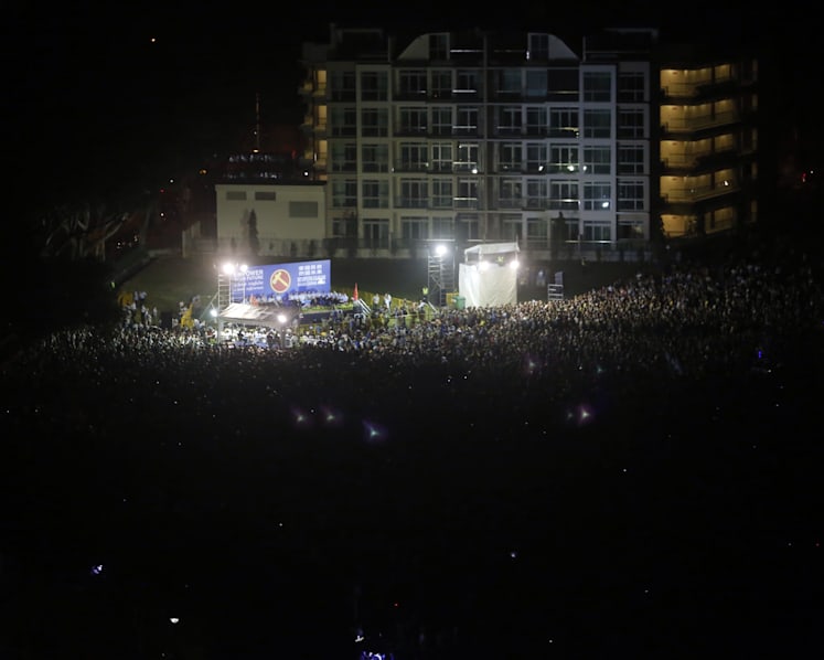 WP holds its first GE2015 rally