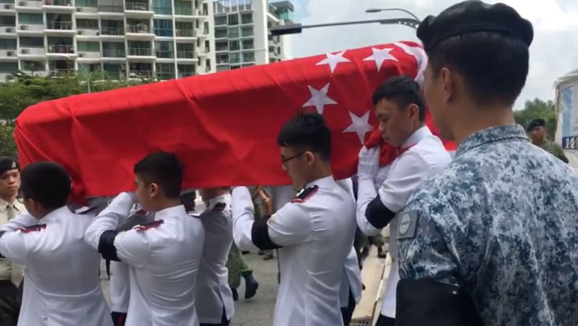 Solemn military send off for 3SG Gavin Chan, NSF killed during Ex Wallaby