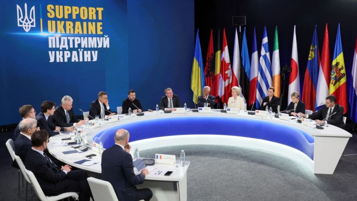 European leaders in Kyiv to mark three years of war, but top US officials stay away