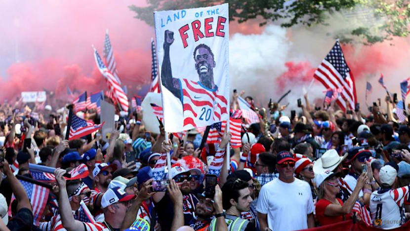 A blue city shakes off politics over US forward Balogun's red card controversy