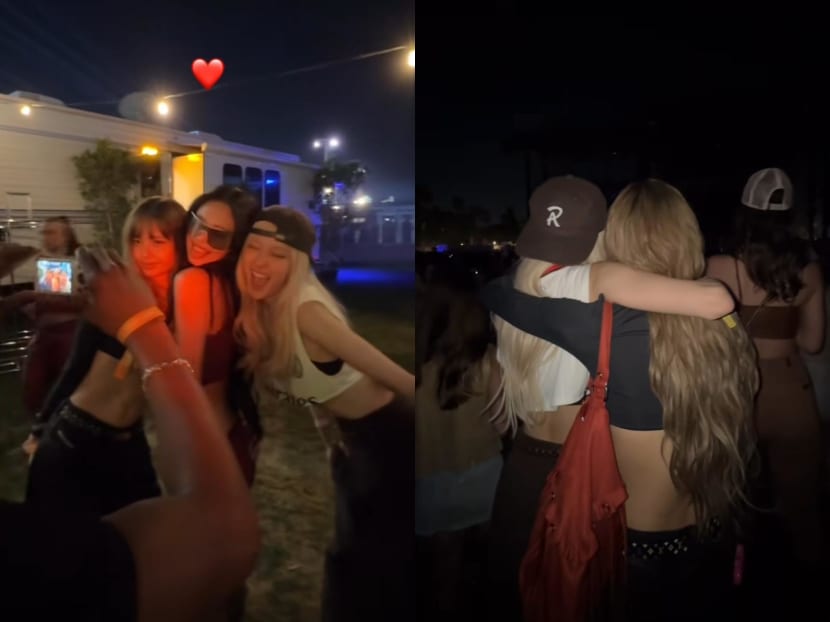 Blackpink’s Jennie, Lisa, and Rose reunite at Coachella music festival Blackpink’s Jennie, Lisa, and Rose reunite at Coachella music festival