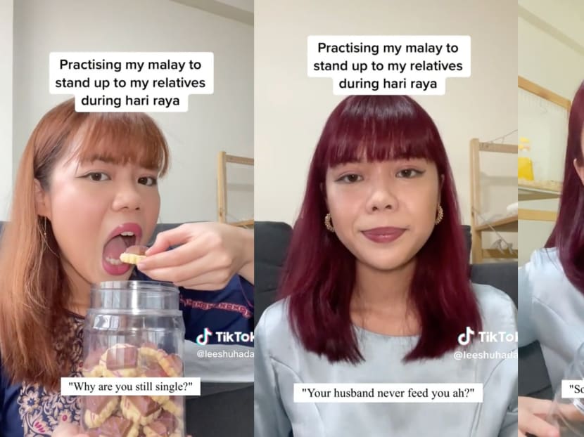 SG TikToker shares her perfect comebacks for kaypoh relatives during Hari Raya