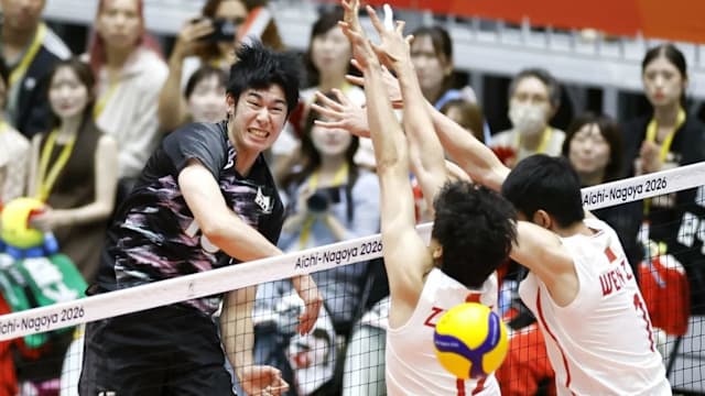 日本男排五局险胜中国 晋级决赛与伊朗争冠