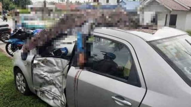 马国妇女撞死骑士后慌逃 浑然不知尸体在车顶