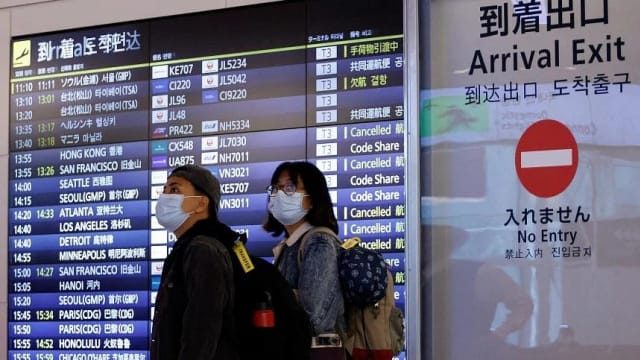 日本考虑放宽对来自中国的旅客的边境检疫措施