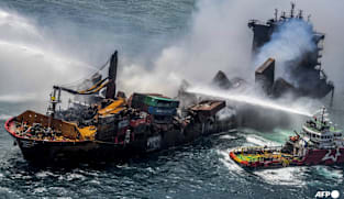 Polluting Singapore ship's agent pays token damages to Sri Lanka