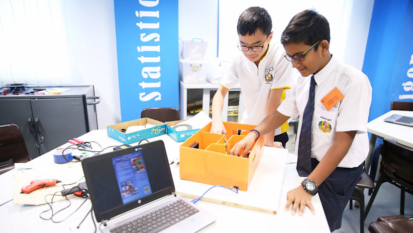Students get a break from books to tinker with circuits and code