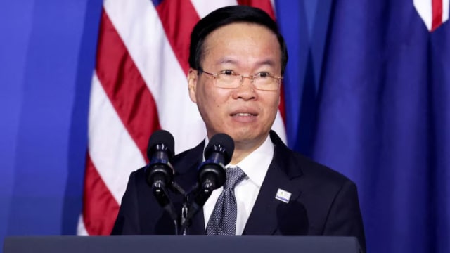 越南国家主席武文赏提出辞呈 获中央委员会批准