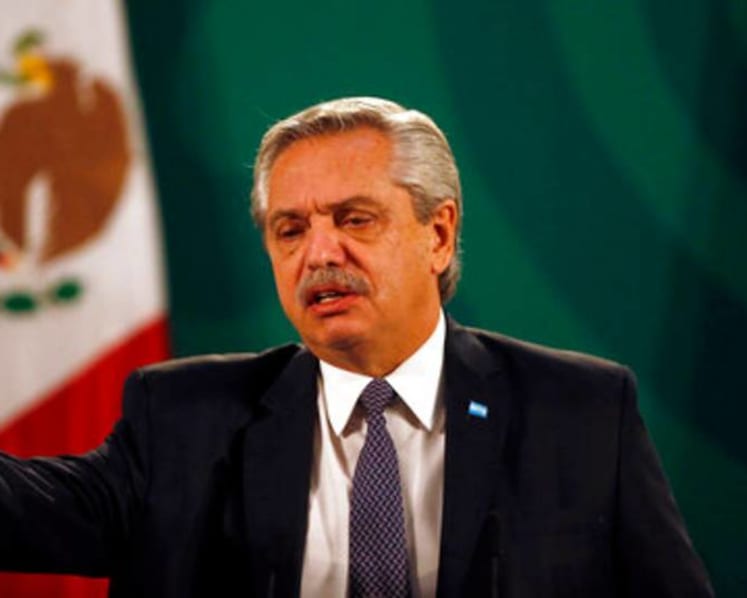 Argentine leader's test shows COVID-19; awaits confirmation