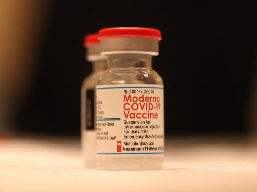 A vial of the Moderna Covid-19 vaccine.