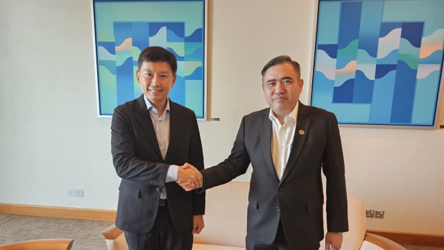 徐芳达同马国交长陆兆福会面 针对两国交通相关课题进行讨论