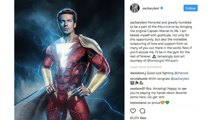 Zachary Levi says Shazam! is Superman meets Big