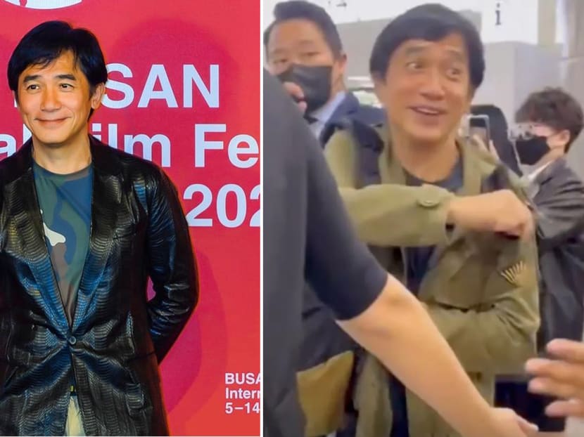 Tony Leung's Assistant Criticised For Cutting Short His Mini Fan Meet At Busan Airport