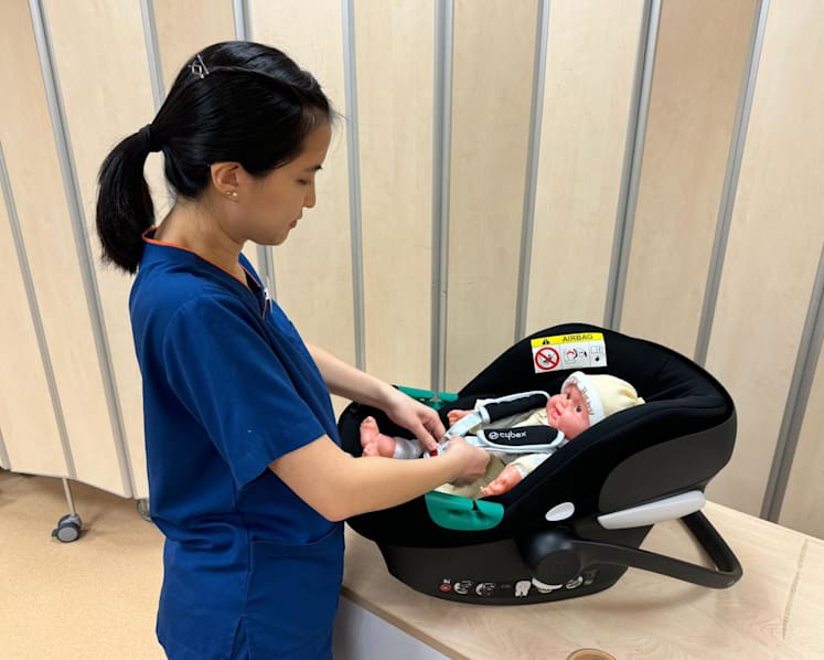Newborns at KKH may receive loaned car seats under new road safety programme