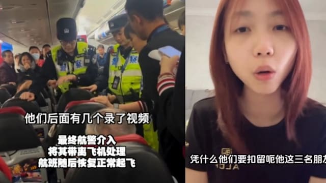 中国女子亚航闹事 马国女乘客还原过程