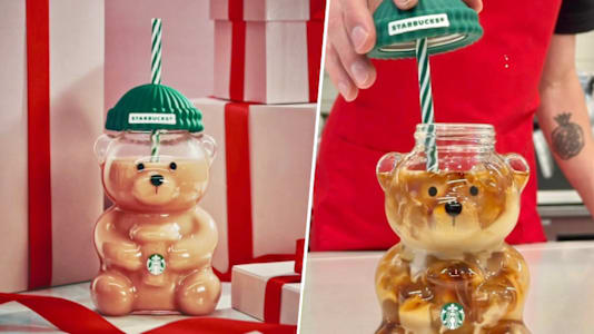 Starbucks Launches Pre-Order Merch For The First Time, A Viral Bearista Glass Cold Cup